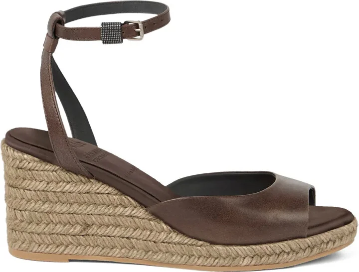 55mm Monili-detail espadrilles