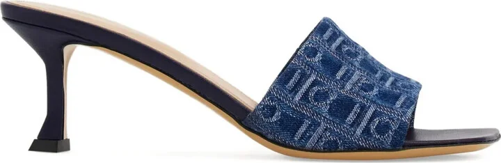 55mm Monogram Mules