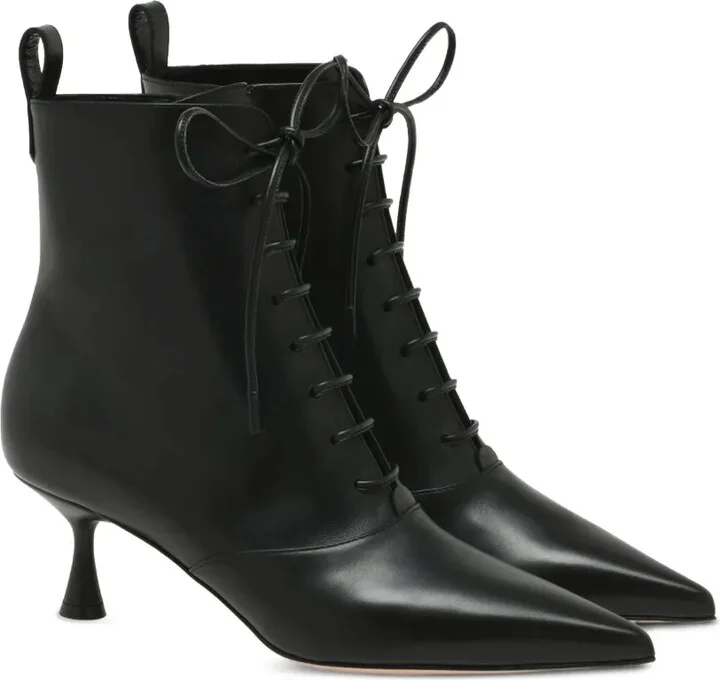 55mm Morganne lace-up ankle boots - Image 2