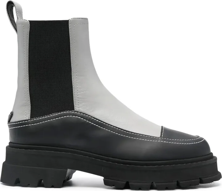 55mm Panelled Ankle Boots