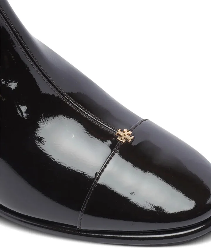 55mm Patent Leather Ankle Boots - Image 3