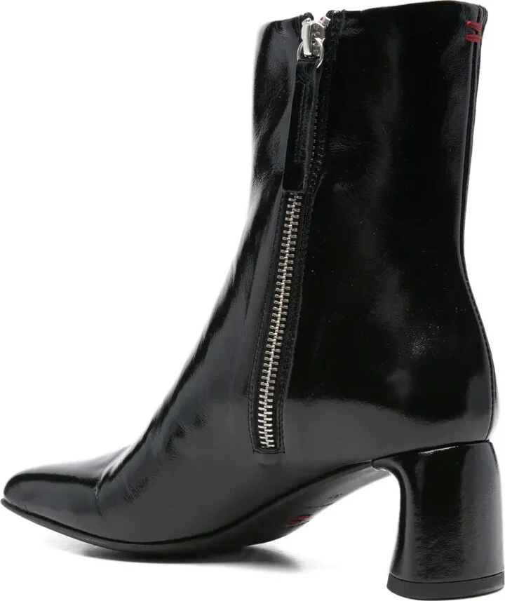 55mm Patent Leather Block-Heel Boots - Image 3
