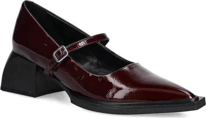 55mm Patent-Leather Buckle Pumps - Image 2