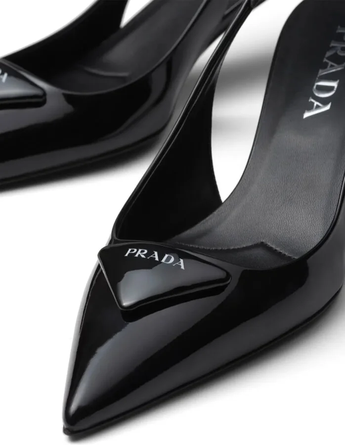 55mm Patent-Leather Slingback Pumps - Image 5
