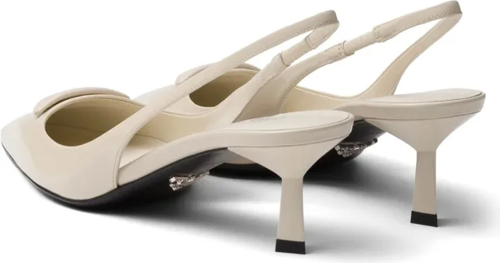 55mm Patent-Leather Slingback Pumps - Image 3