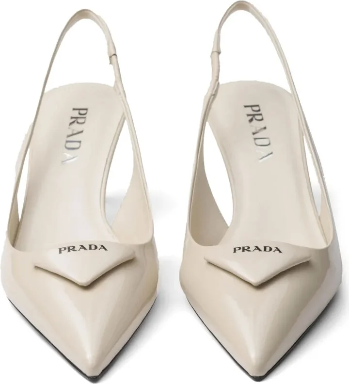 55mm Patent-Leather Slingback Pumps - Image 5