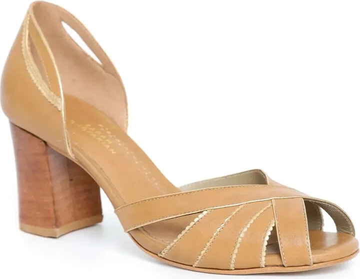 55mm Peep Toe Armchair pumps - Image 2