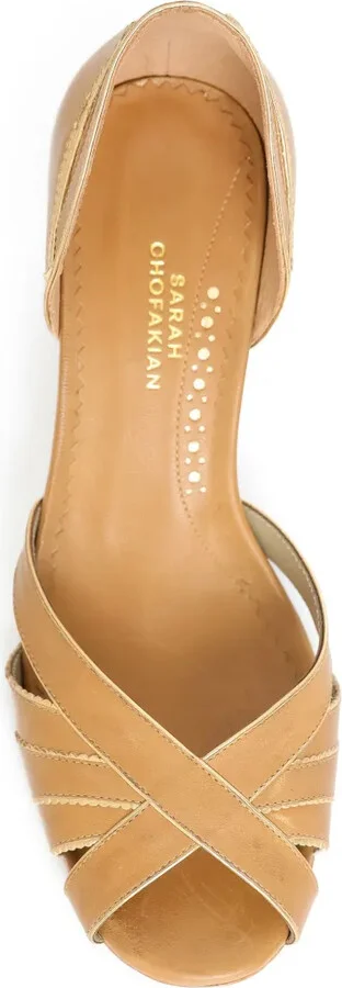 55mm Peep Toe Armchair pumps - Image 4