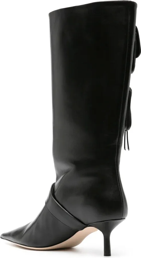 55mm Pocket Leather Boots - Image 3