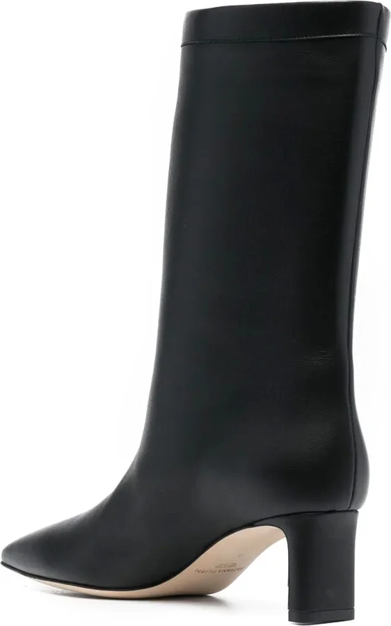 55mm Pointed-Toe Leather Boots - Image 3