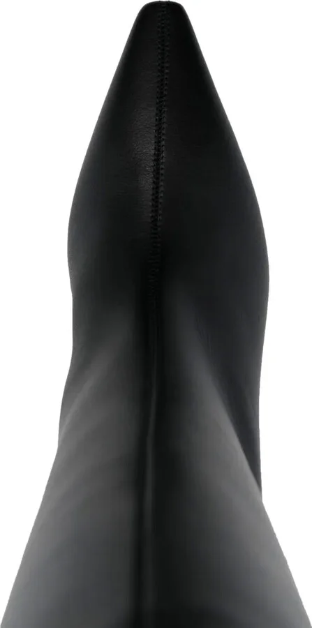 55mm Pointed-Toe Leather Boots - Image 4