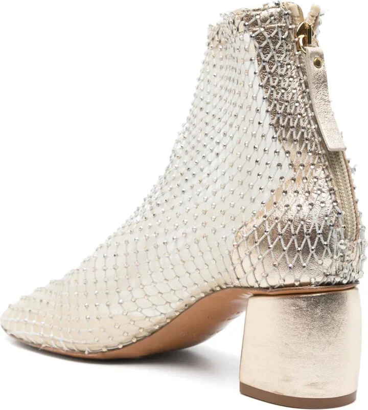 55mm Rhinestone-Embellished Ankle Boots - Image 3