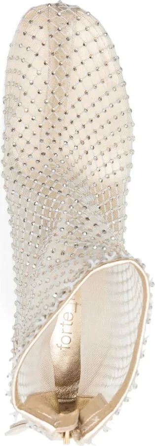 55mm Rhinestone-Embellished Ankle Boots - Image 4
