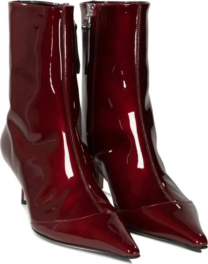55mm Roe patent-leather pointed-toe ankle boots - Image 2
