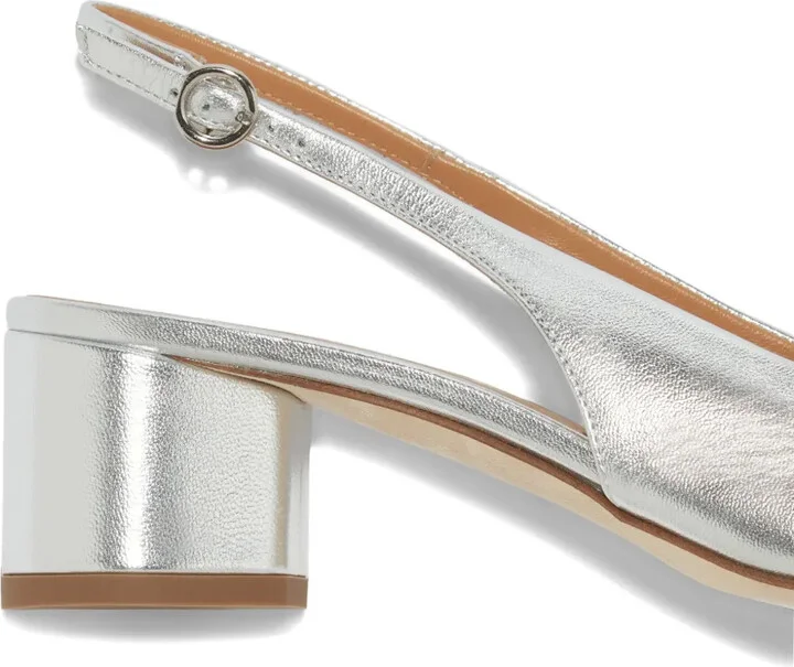 55mm Romy slingback block-heel pumps - Image 4