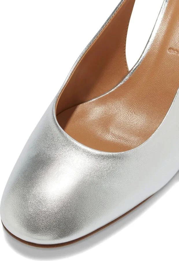 55mm Romy slingback block-heel pumps - Image 5