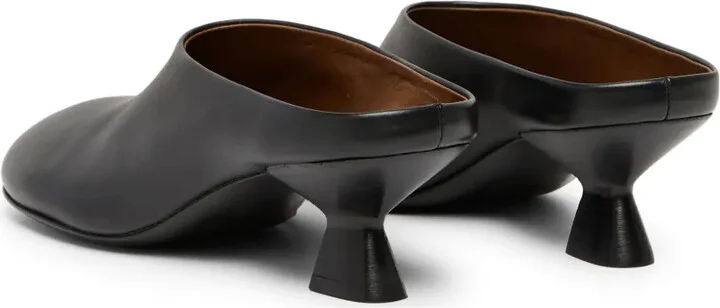 55mm Round-Toe Leather Mules - Image 3