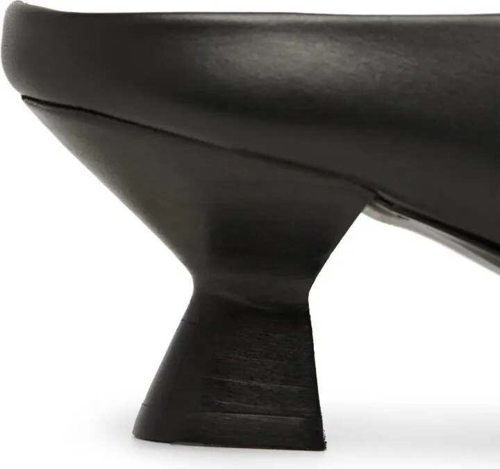 55mm Round-Toe Leather Mules - Image 4