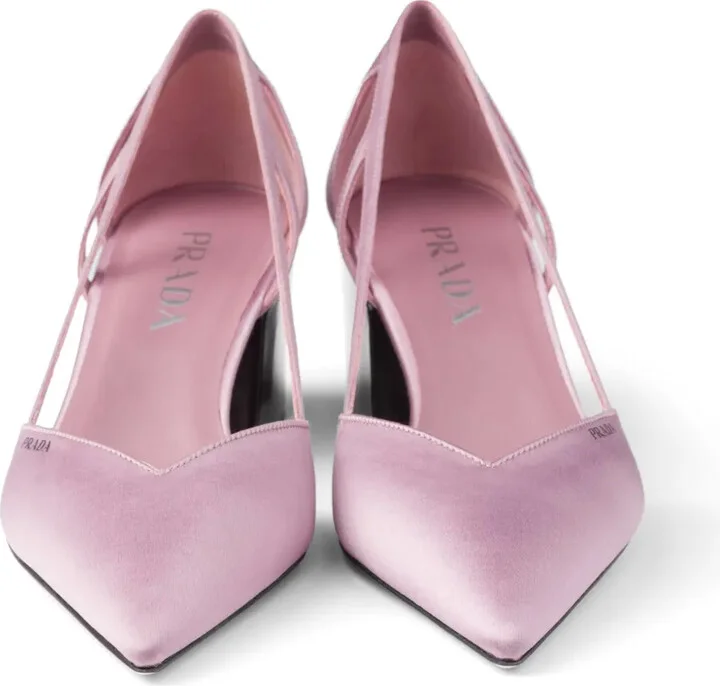 55mm Satin Cut-Out Pumps - Image 5