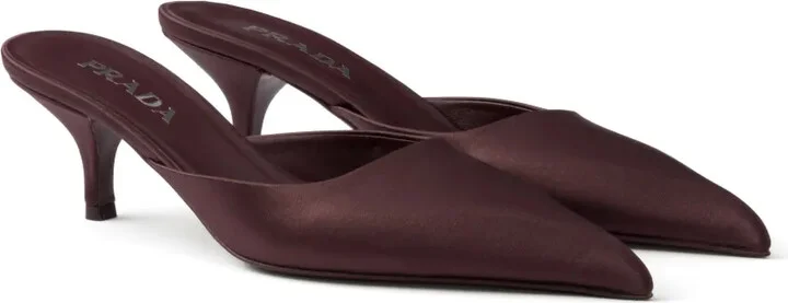 55mm Satin Mules - Image 2