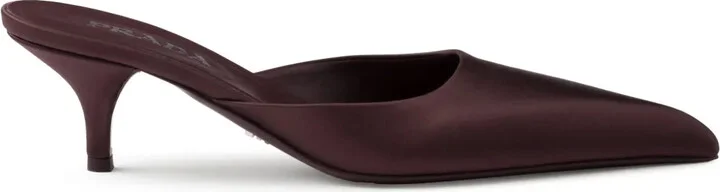 55mm Satin Mules