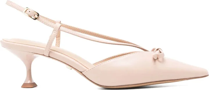 55mm Satina slingback pumps