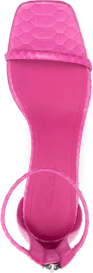 55mm Sculpted-Heel Leather Sandals - Image 4