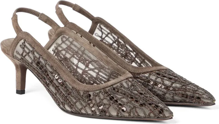 55mm Sequin-Embellished Pumps - Image 2