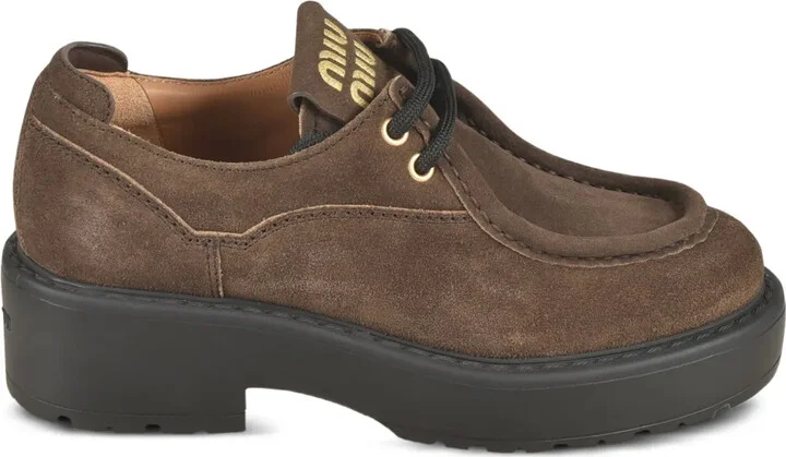 55mm Sienna platform derby shoes