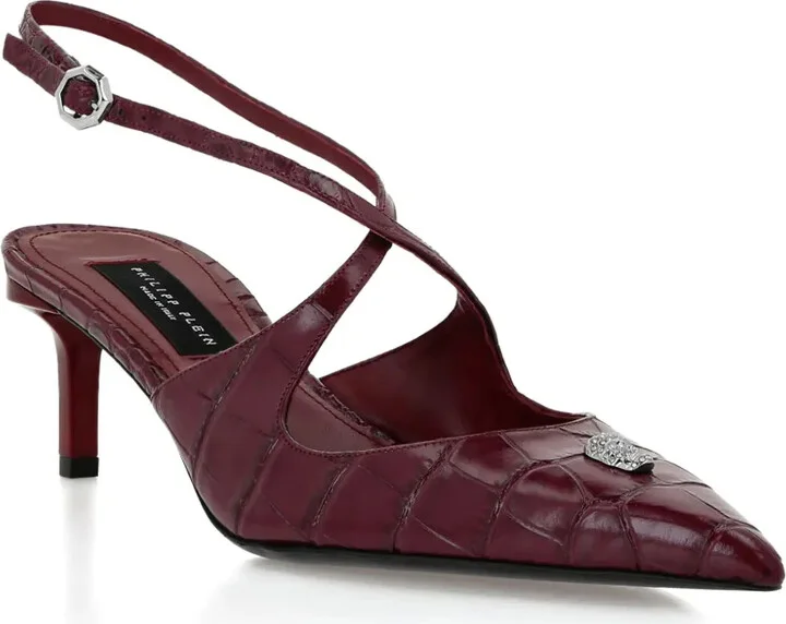 55mm Skull-Embellished Pumps - Image 2