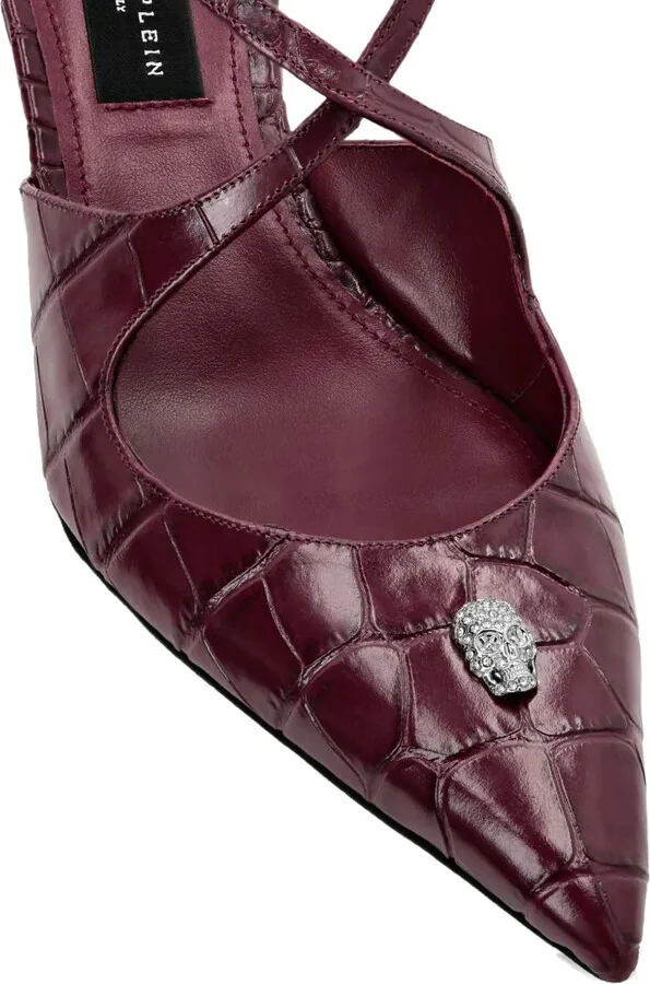 55mm Skull-Embellished Pumps - Image 3