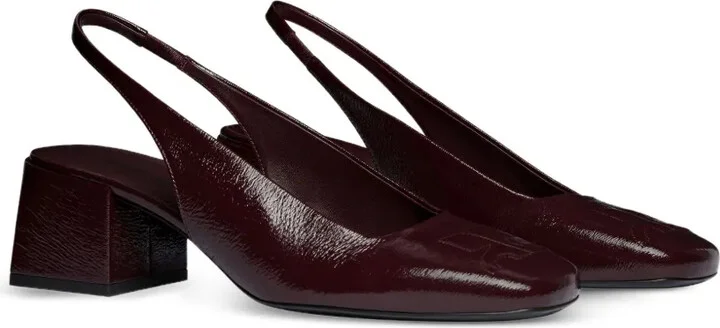 55mm Slingback Block-Heel Shoes - Image 2