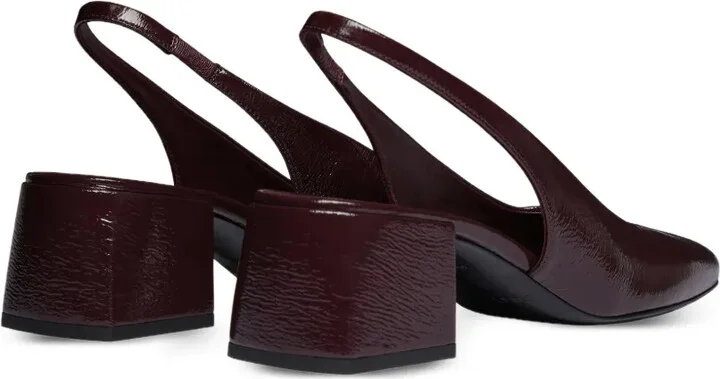 55mm Slingback Block-Heel Shoes - Image 3