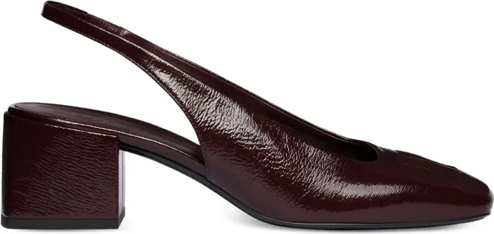 55mm Slingback Block-Heel Shoes