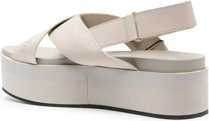 55mm Slingback Flatform Sandals - Image 3