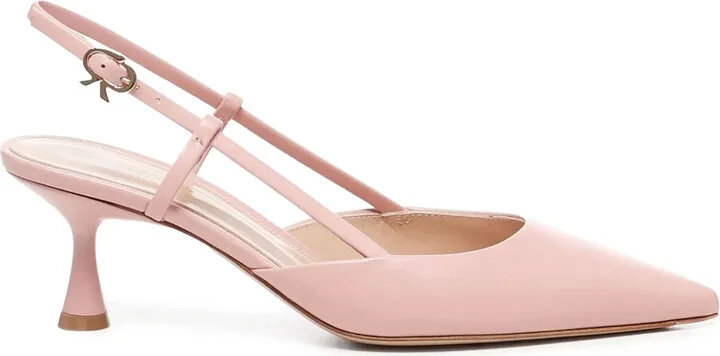55mm Slingback Pointed-Toe Pumps
