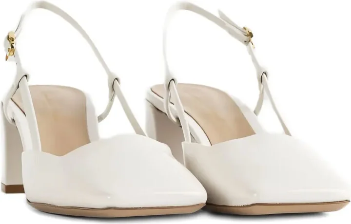 55mm Slingback Square-Toe Pumps - Image 2