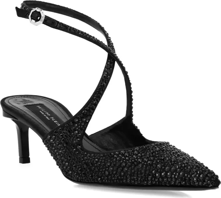 55mm Slingback Strass pumps - Image 2