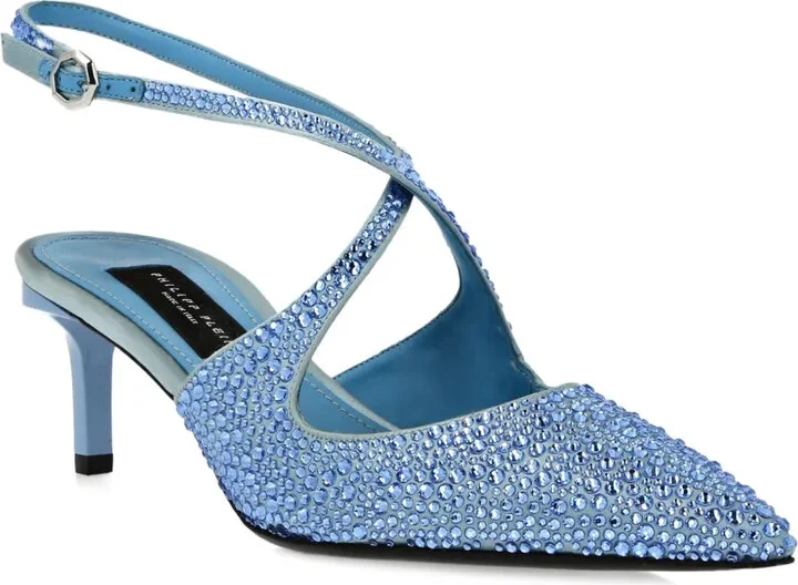 55mm Slingback Strass pumps - Image 2