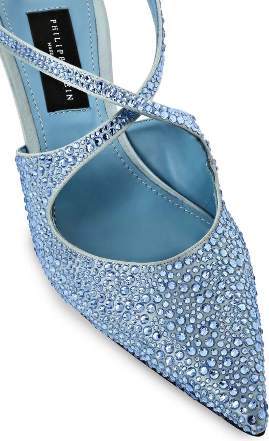 55mm Slingback Strass pumps - Image 4