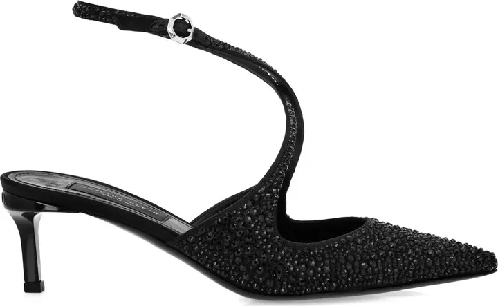 55mm Slingback Strass pumps