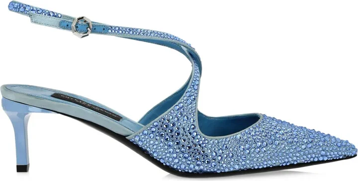 55mm Slingback Strass pumps