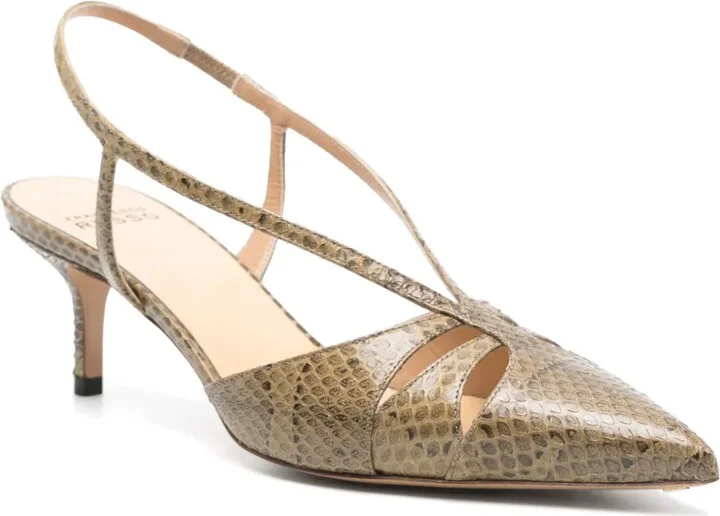 55mm Snakeskin-Effect Pumps - Image 2