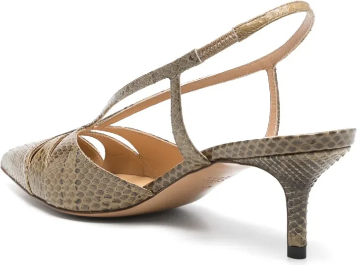 55mm Snakeskin-Effect Pumps - Image 3