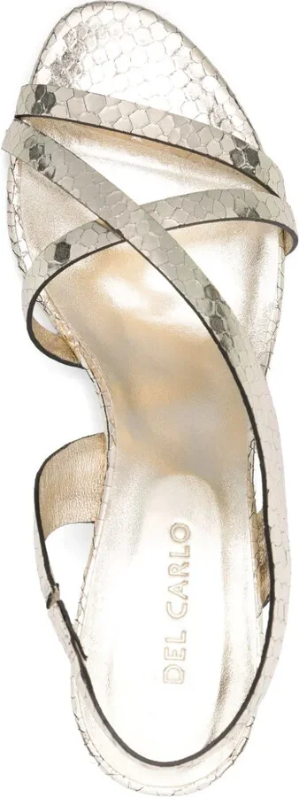55mm Snakeskin-Effect Sandals - Image 4