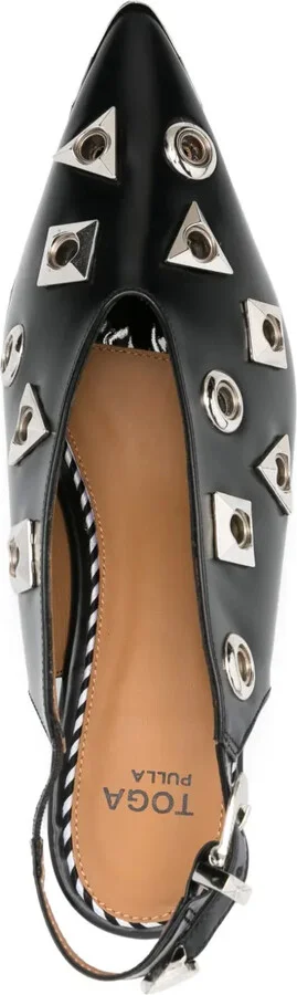 55mm Stud-Embellished Slingback Pumps - Image 4