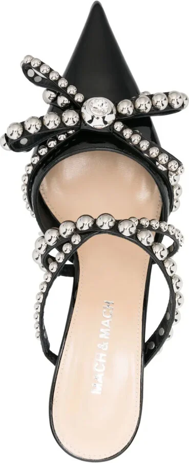 55mm Studded Leather Mules - Image 4