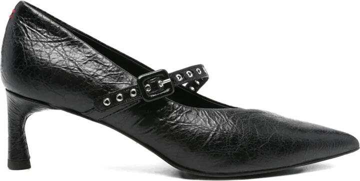55mm Studded Pointed-Toe Pumps