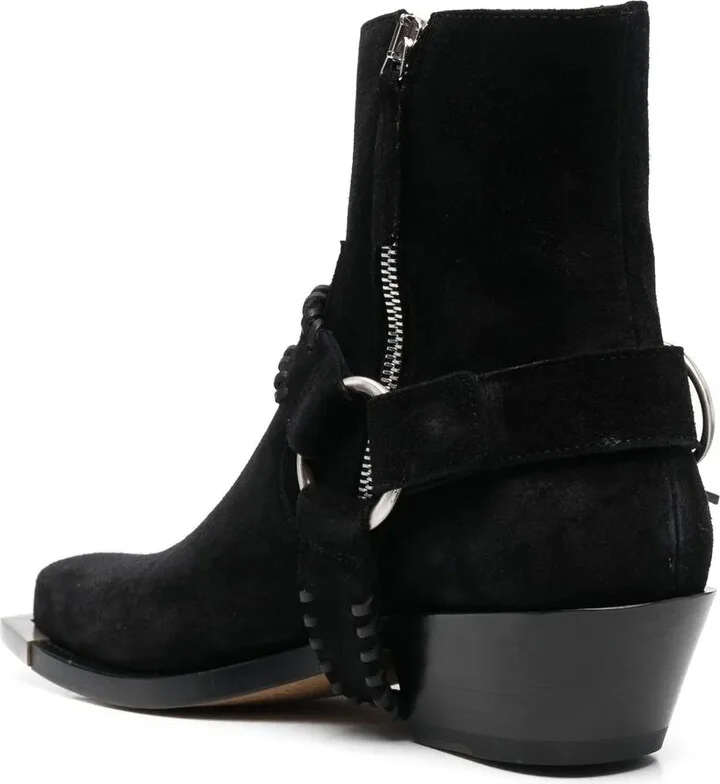 55mm Suede Cowboy Boots - Image 3