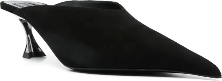 55mm Suede Fang Mules - Image 2